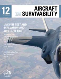 12 SPRING ISSUE published by the Joint Aircraft Survivability