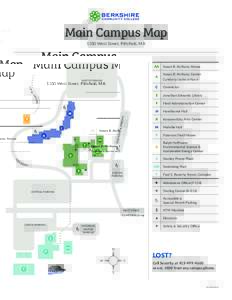 Main Campus Map 1350 West Street, Pittsfield, MA AA A