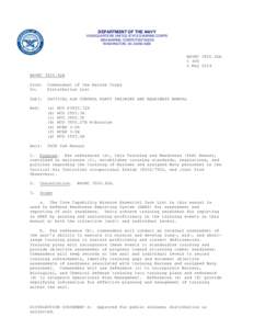 DEPARTMENT OF THE NAVY HEADQUARTERS UNITED STATES MARINE CORPS 3000 MARINE CORPS PENTAGON WASHINGTON, DC[removed]NAVMC 3500.42B