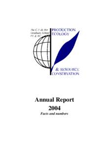 Annual Report 2004 Facts and numbers Annual Report 2004