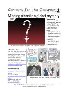 Microsoft Word - Missing plane is a global mystery