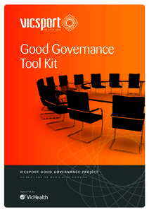 Good Governance Tool Kit vicsport good governance project victoria’s peak for sport & active recreation