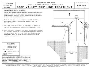 BMP-002 Roof Valley Drip Line TreatmentSKF