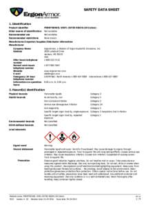 SAFETY DATA SHEET  1. Identification Product identifier  PENNTROWEL VINYL ESTER RESIN (All Colors)