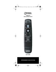 Atlas OCAP 5-Device Universal Remote Control with Learning