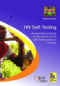 HIV Self-Testing  An operational manual for the delivery of HIV Self-Testing services in Kenya