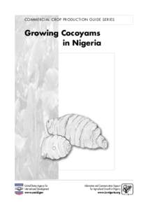 COMMERCIAL CROP PRODUCTION GUIDE SERIES  Growing Cocoyams in Nigeria  United States Agency for