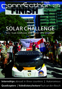 finish for Solar Team Eindhoven at the World Solar Challenge 2013