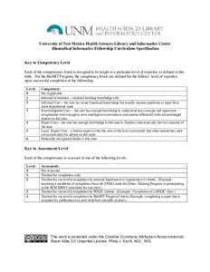 Microsoft Word - UNM HSLIC BMI Fellowship Competencies 20090309_pjk