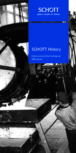 SCHOTT History Historical and Technological Milestones 1