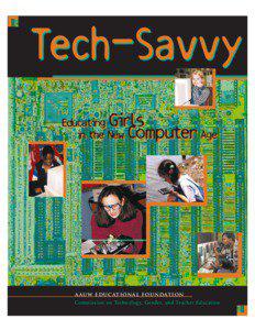 Tech-Savvy Girls Computer Age