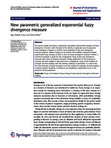 New parametric generalized exponential fuzzy divergence measure