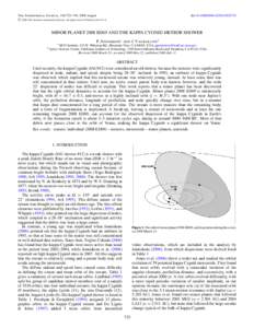 The Astronomical Journal, 136:725–730, 2008 August c[removed]The American Astronomical Society. All rights reserved. Printed in the U.S.A.  doi:[removed][removed]
