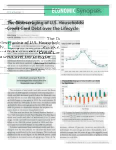 2016 n Number 11  ECONOMIC Synopses The Deleveraging of U.S. Households: Credit Card Debt over the Lifecycle