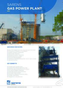 SARENS GAS POWER PLANT DISCOVER OUR SCOPE heavy lift & transport services in new build gas fired plants from factory to foundation of equipment