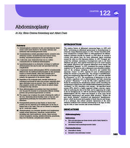 Chapter  122 Abdominoplasty Al Aly, Silvia Cristina Rotemberg and Albert Cram