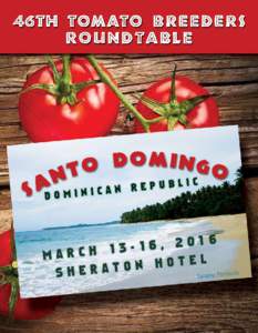 46th TOMATO BREEDERS ROUNDTABLE IC L B