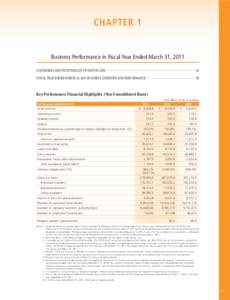 CHAPTER 1  Business Performance in Fiscal Year Ended March 31, 2011 SOUNDNESS AND PROFITABILITY OF NIPPON LIFE   32