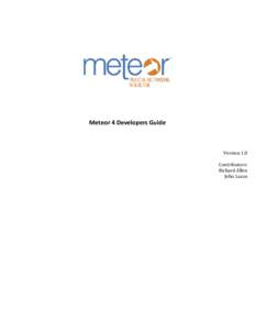 Microsoft Word - Meteor4 Developers Guide_v1_11262011