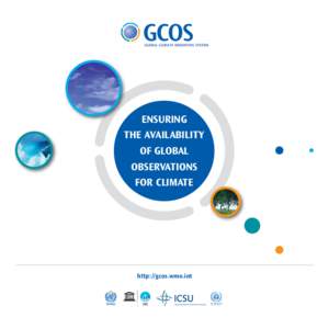 Remote sensing / Oceanography / Global Climate Observing System / GOOS / CLIMAT / Global Earth Observation System of Systems / FAPAR / Earth observation satellite / Climate change / Earth observation / Climate / Ocean observations