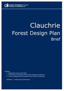 Clauchrie Forest Design Plan Brief Contents 1. Background and key information