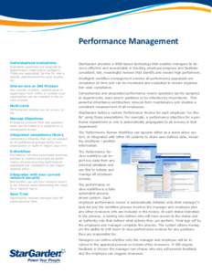 Performance Management  POW ER YOUR