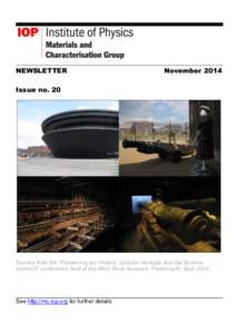 NEWSLETTER  November 2014 Issue no. 20