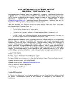 Microsoft Word - MHT Emergency Contingency Plan 7-13-12F.docx