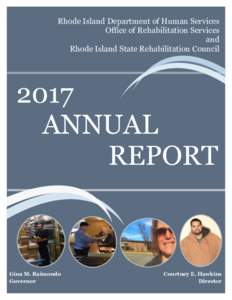 Rhode Island Department of Human Services Office of Rehabilitation Services and Rhode Island State Rehabilitation Council  2017