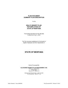 P:�ministrativeProcedures�AL�TE OF MONTANA�n Document-SPD�te of MontanaPD SPD effwpd