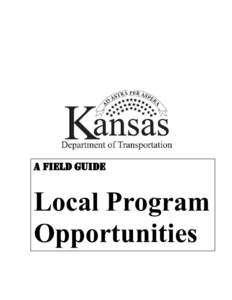 A Field Guide  Local Program Opportunities  Local Program Opportunities
