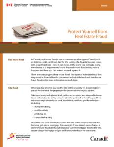 Fraud  Protect Yourself from Real Estate Fraud  Real estate fraud