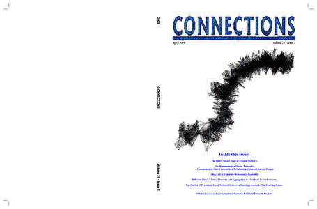 2009 Volume 29 • Issue 1 AprilCONNECTIONS