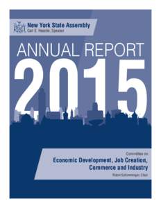 New York State Assembly Carl E. Heastie, Speaker ANNUAL REPORT  Committee on
