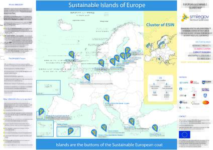Sustainable Islands of Europe  What is SMILEGOV? SMILEGOV is about enhancing the collaboration between the different levels of governance in order to facilitate the implementation of Islands Sustainable