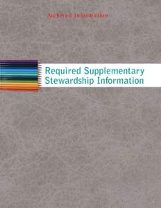 Required Supplementary Stewardship Information--FY 2004 Performance and Accountability Report (PDF)