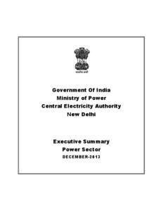 Government Of India Ministry of Power Central Electricity Authority