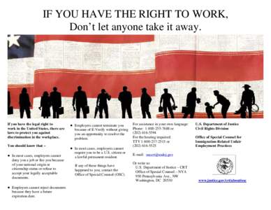 OSC-You a right to work poster