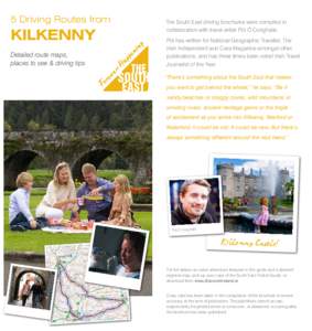 5 Driving Routes from  kilkenny Detailed route maps, places to see & driving tips
