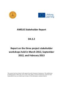 AMELIE Stakeholder Report