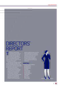 DIRECTORS’ REPORT  DIRECTORS’ REPORT T