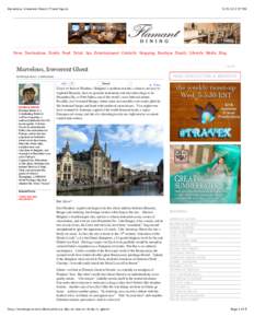 Marvelous, Irreverent Ghent | Travel Squire