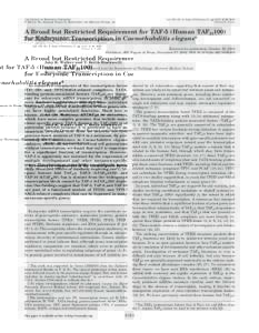 THE JOURNAL OF BIOLOGICAL CHEMISTRY © 2003 by The American Society for Biochemistry and Molecular Biology, Inc. Vol. 278, No. 8, Issue of February 21, pp. 6181–6186, 2003 Printed in U.S.A.