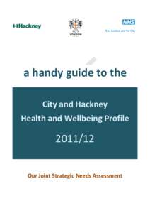 a handy guide to the City and Hackney Health and Wellbeing Profile[removed]Our Joint Strategic Needs Assessment