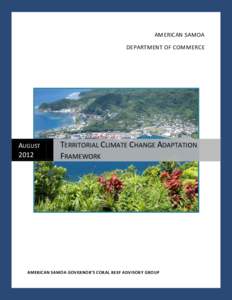 Small Island Developing States / Climate change / Earth / American Samoa / Climate change adaptation / Climatology / World / Samoa / Togiola Tulafono / Tutuila / Climate Change Science Program / Climate change and poverty