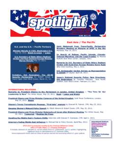 Newsletter of the American Reference Center Office of Public Affairs US Mission in New Zealand JUNE 2011 #5