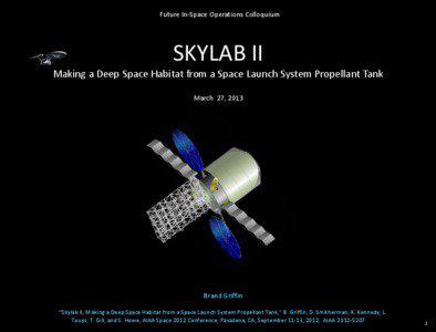 Future In-Space Operations Colloquium  SKYLAB II