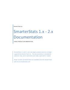 SmarterStats 1.x - 2.x Documentation