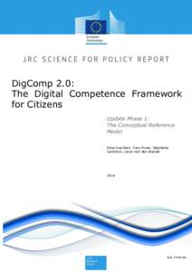 DigComp 2.0: The Digital Competence Framework for Citizens Update Phase 1: The Conceptual Reference Model