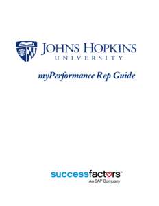 myPerformance Rep Guide  TABLE OF CONTENTS Overview........................................................................................................................................ 1 Responsibilities of the myPe